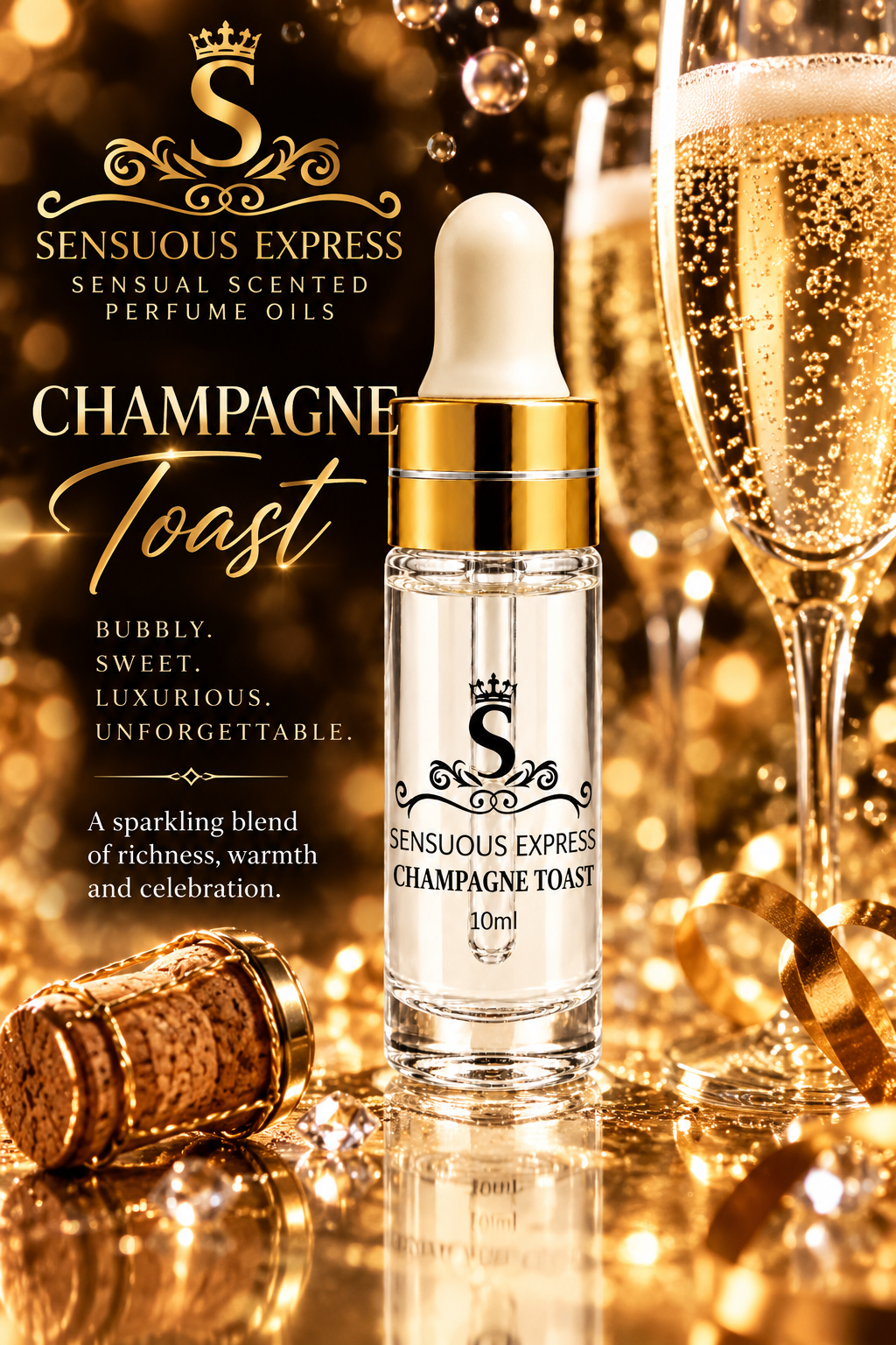 CHAMPAGNE TOAST – Sensual Scents Perfume Oil