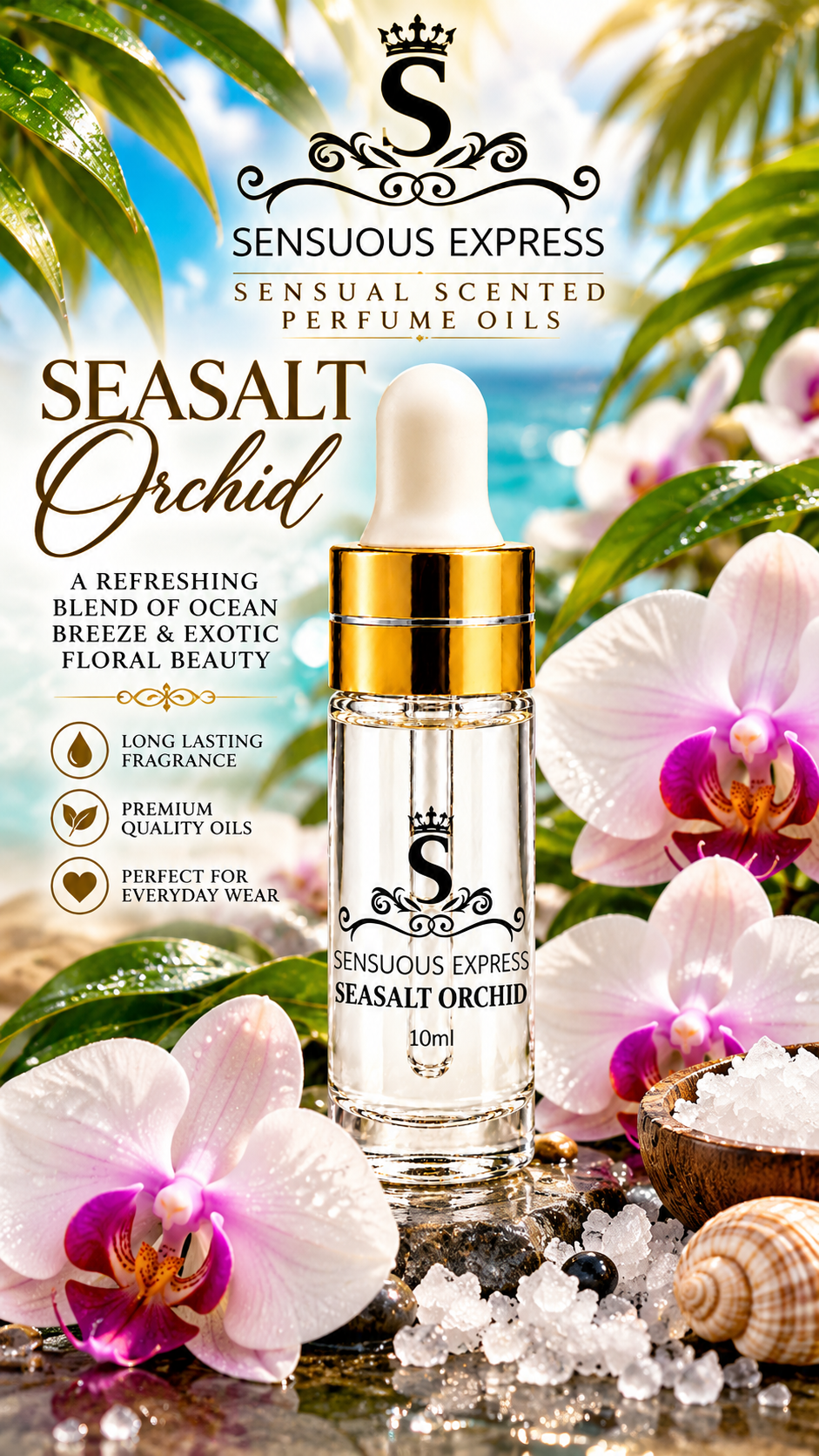 SEASALT ORCHID - Sensual Scents Perfume Oils