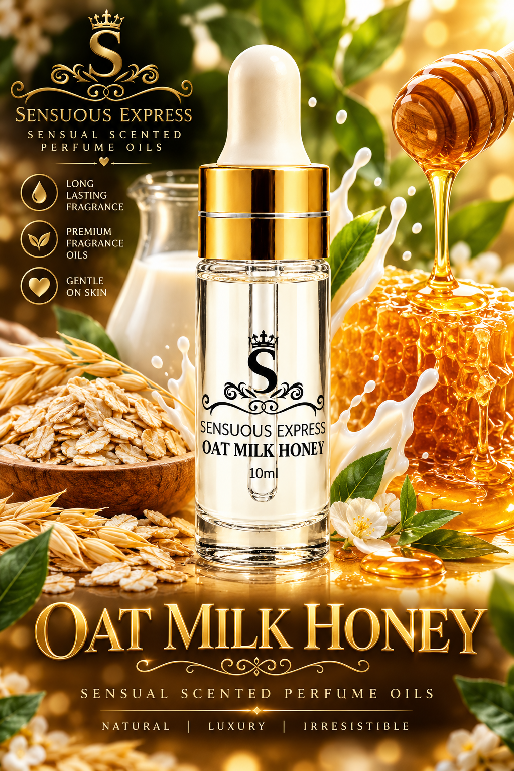 OAT MILK & HONEY - Sensual Scents Perfume Oil