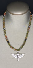 Load image into Gallery viewer, Rhodonite Bead Necklace