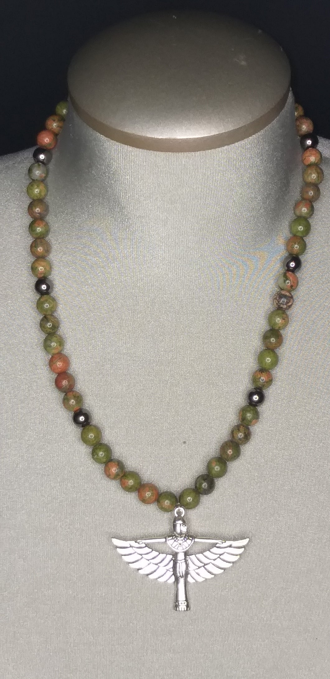 Rhodonite Bead Necklace