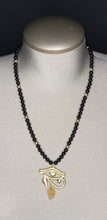 Load image into Gallery viewer, Obsidian Bead Necklace