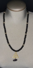 Load image into Gallery viewer, Obsidian Bead Necklace