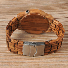 Load image into Gallery viewer, Zebra Wooden Quartz Watch
