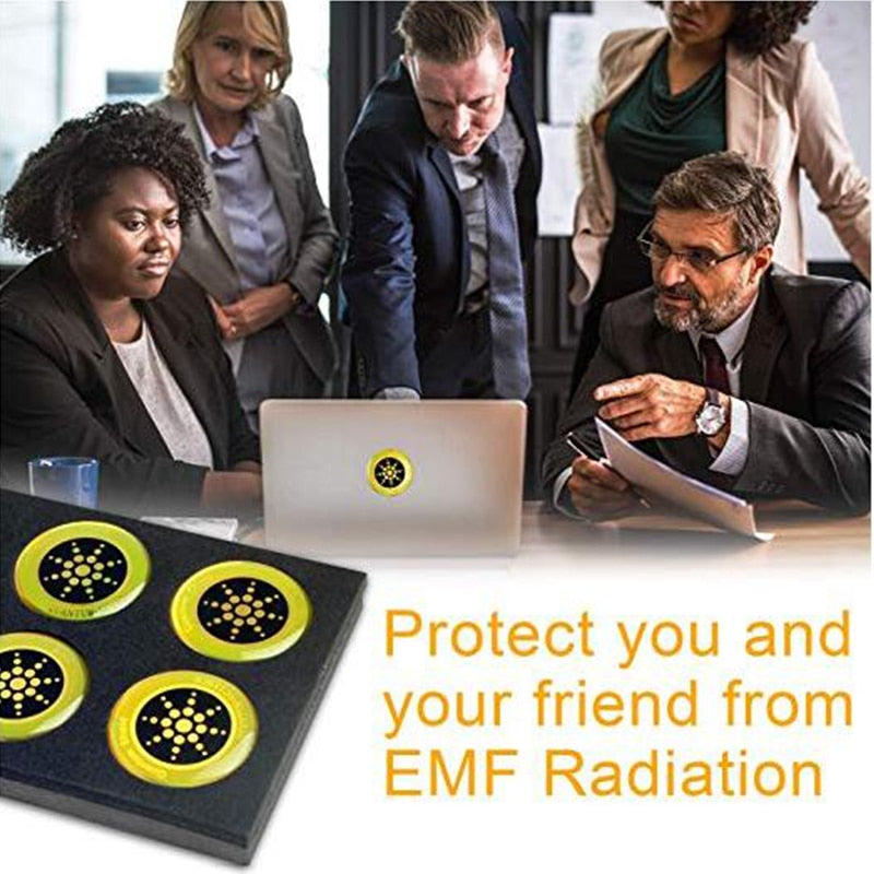 Quantum Shield Energy Sticker with Negative Ions Anti Radiation Protection for EMF